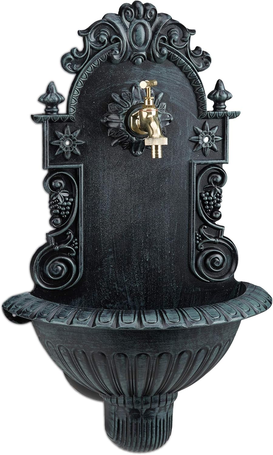 Relaxdays Fontana da Parete Sospesa, Verde - immagine 1