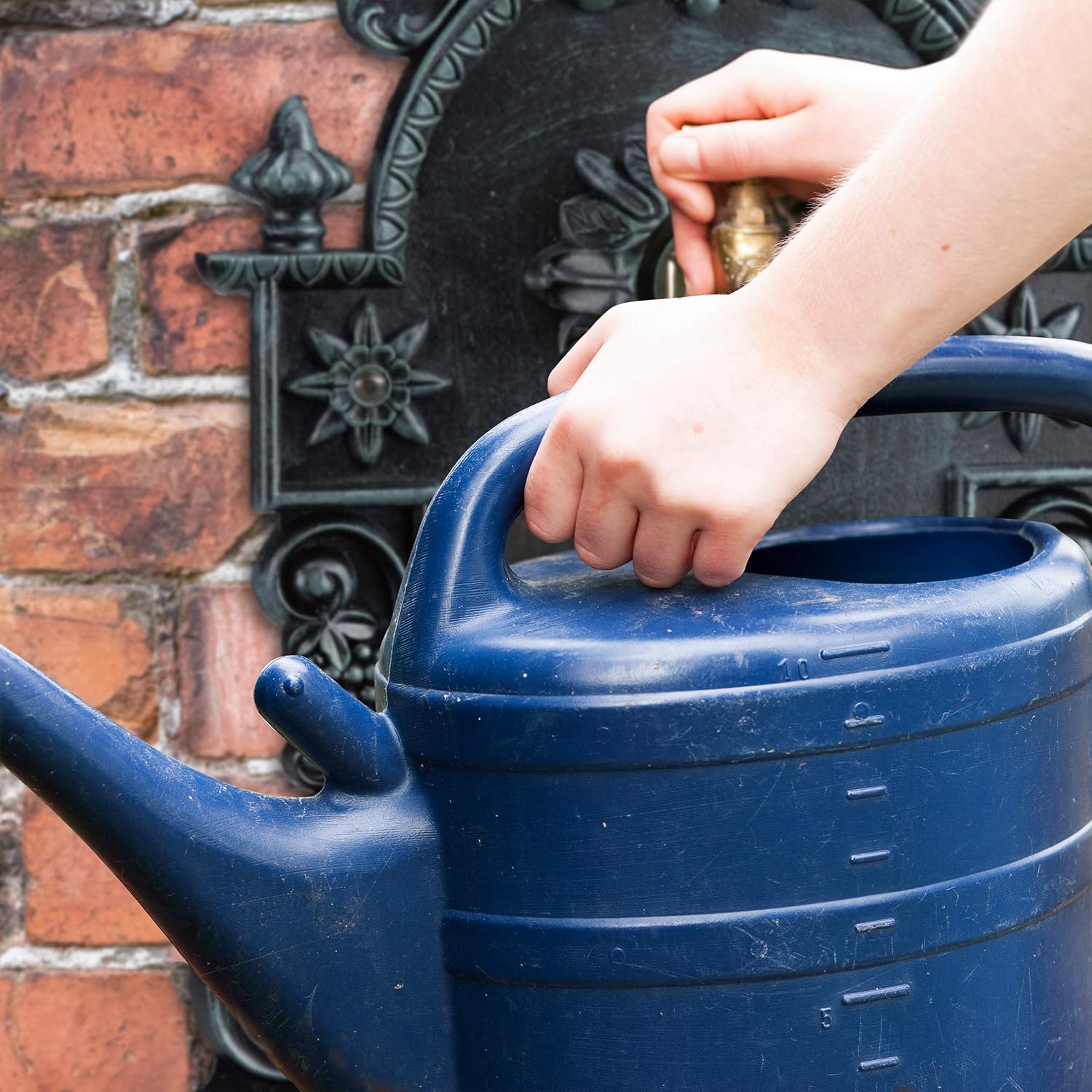 Relaxdays Fontana da Parete Sospesa, Verde - immagine 3