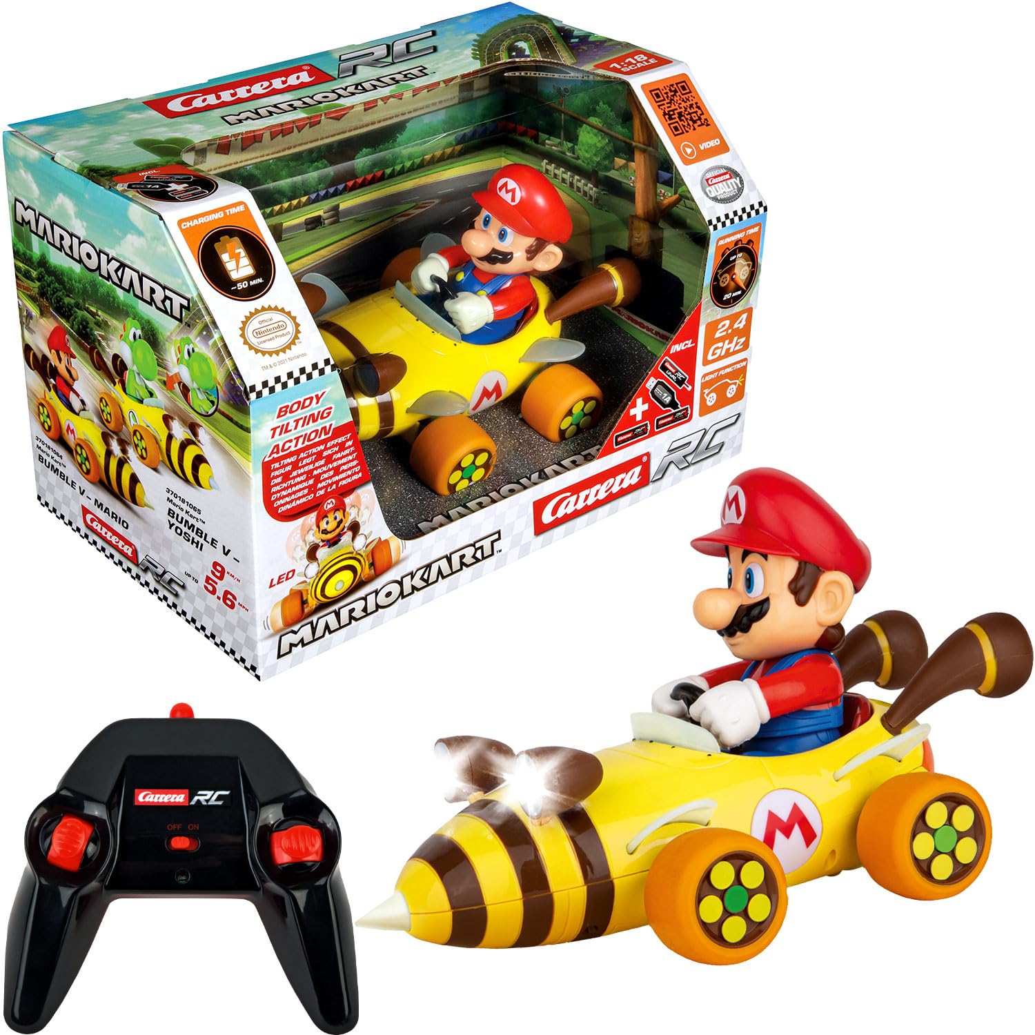 Carrera RC Mario Kart(TM) Bumble V, Mario (370181064)