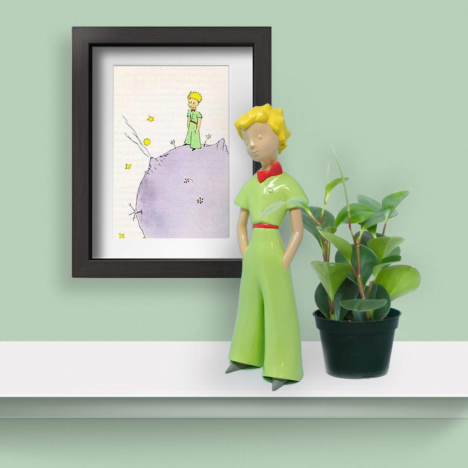 Neamedia Il Piccolo Principe Scultura 30cm, Verde - immagine 7