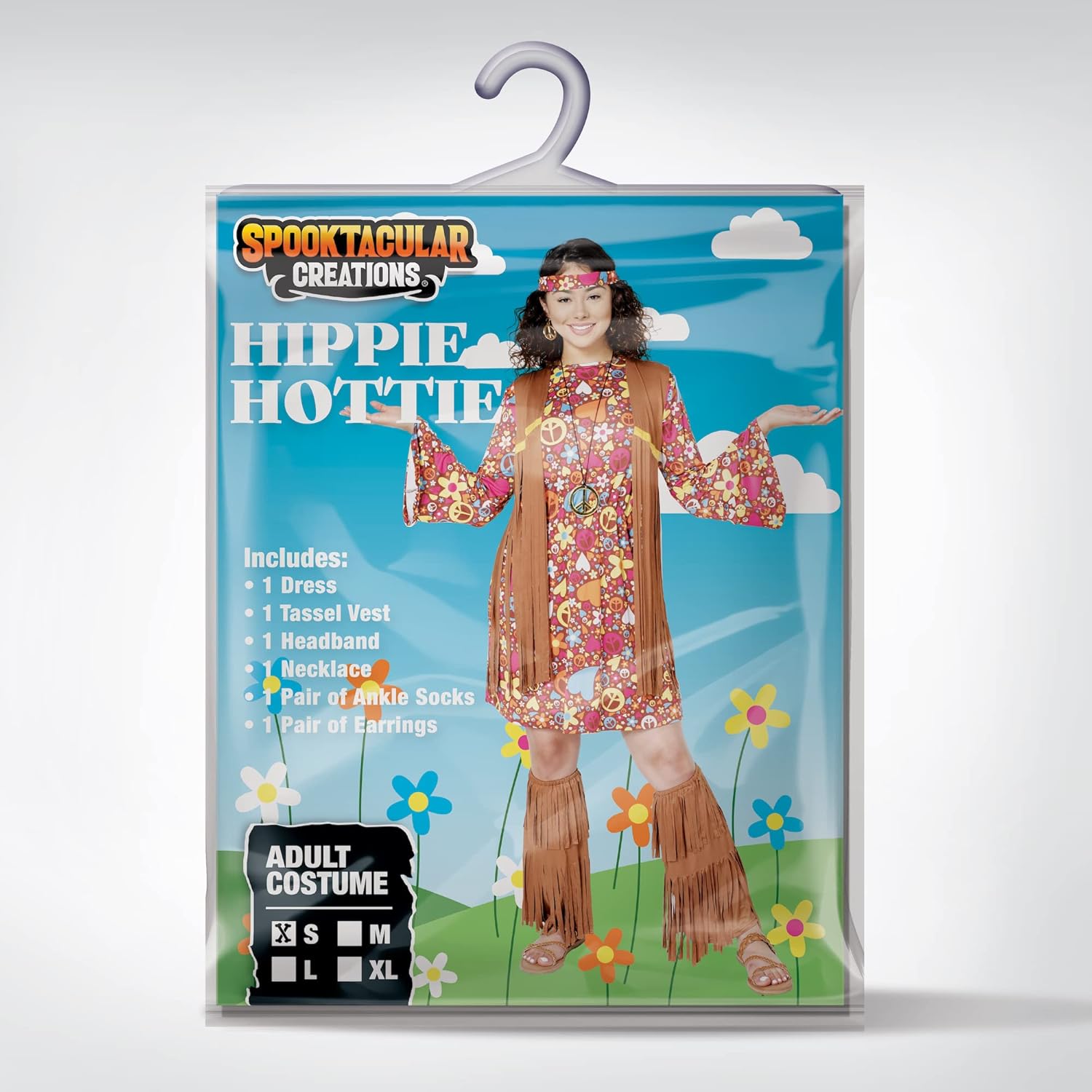 Spooktacular Creations Set Costume Hippie Donna Anni '70 - immagine 5