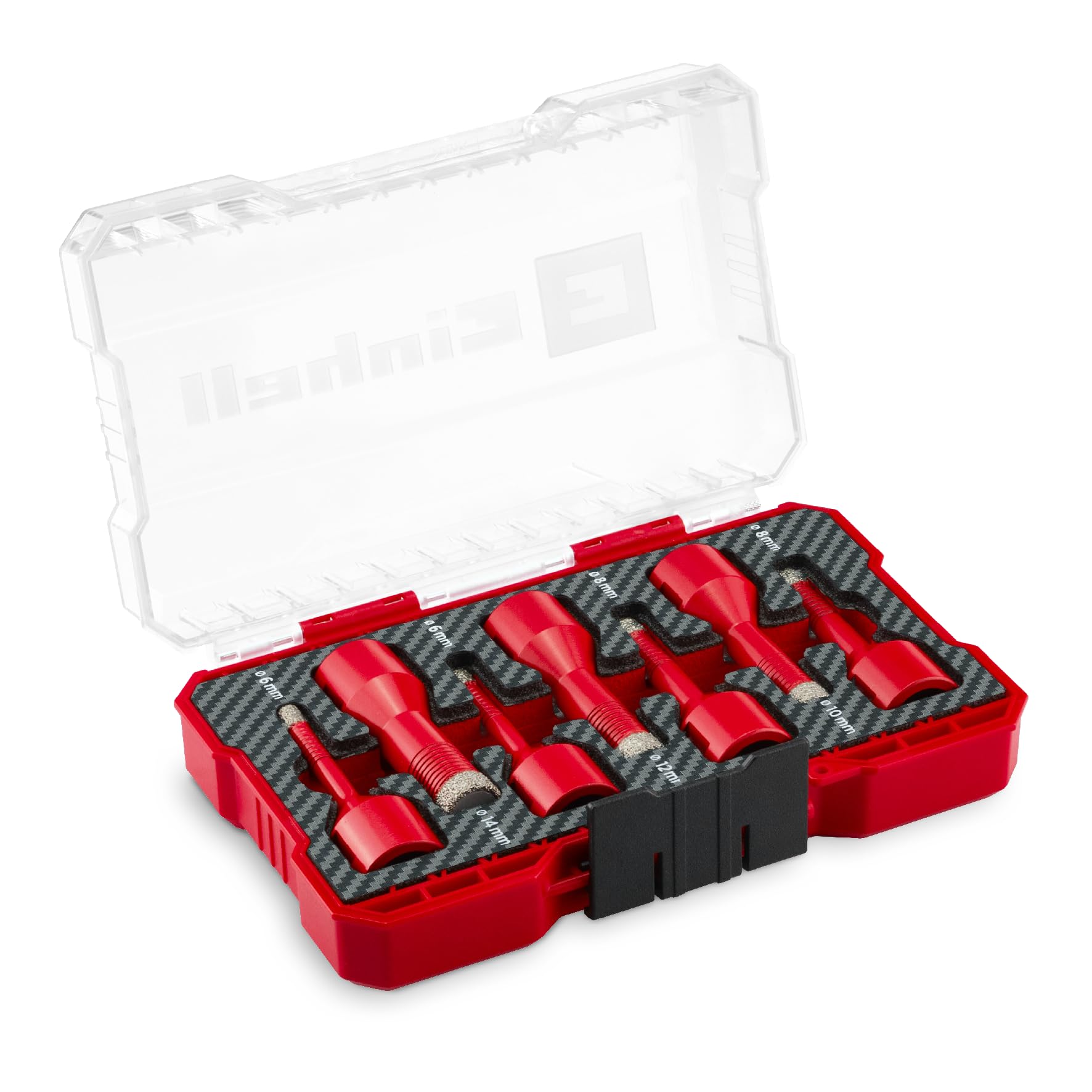 Einhell M-CASE Set 7 Punte per Piastrelle Diamantate