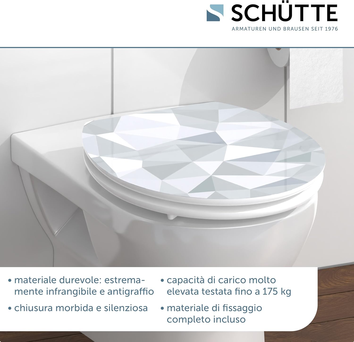 Schütte HG DIAMOND - Sedile WC Lucido - immagine 2