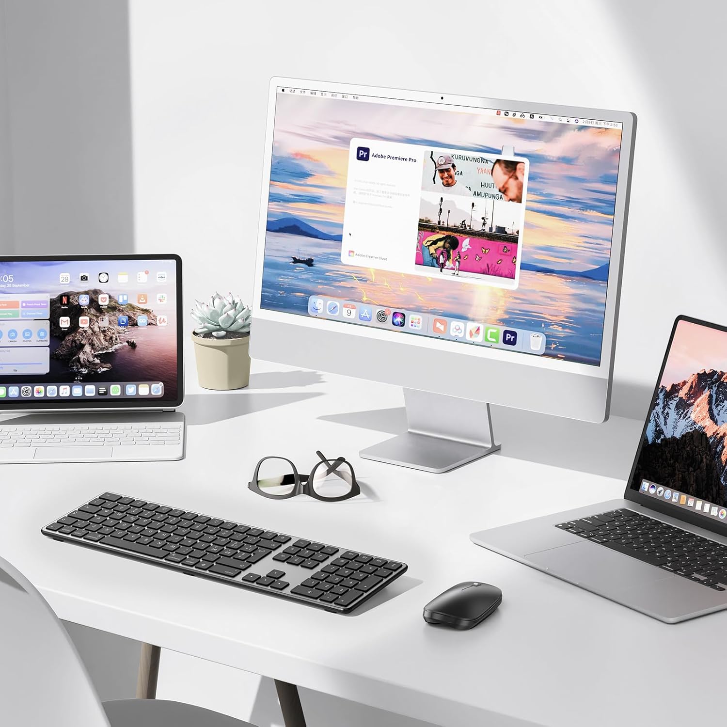 Omoton Tastiera Bluetooth per Mac, QWERTY Italiano - immagine 6