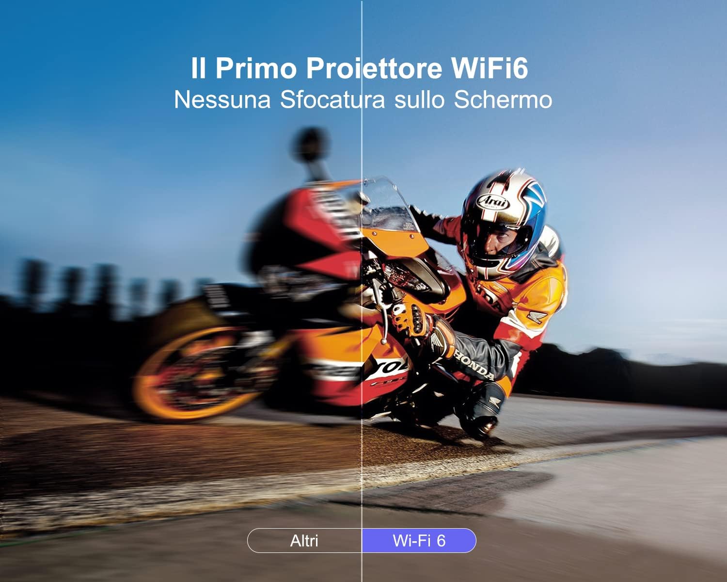 Wimius Proiettore WiFi Bluetooth 900ANSI 1080P Nativo - immagine 4