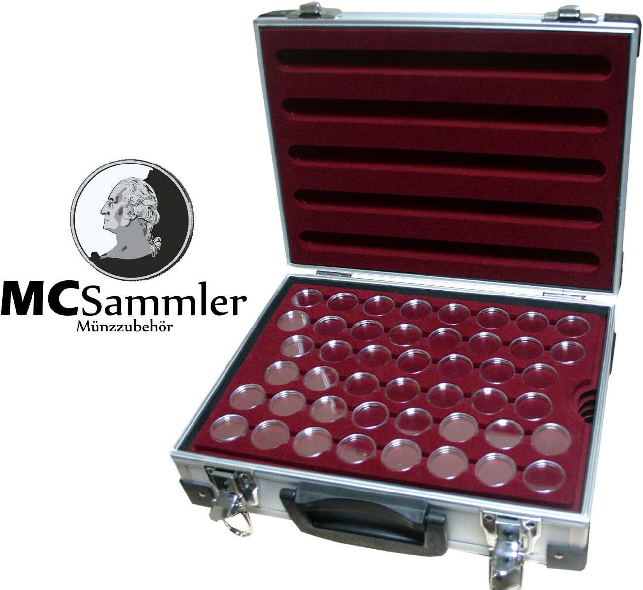 MC.Sammler - Valigetta Portamonete in Alluminio - immagine 2