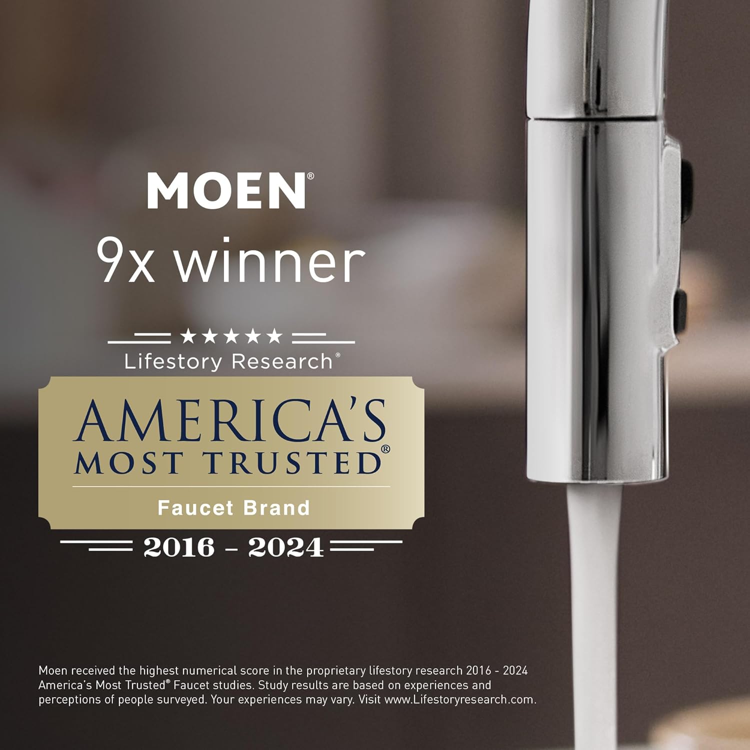 Moen 1/5,1 cm slip Fit deviatore vasca beccuccio, Brushed Nickel, 0.5 - immagine 3