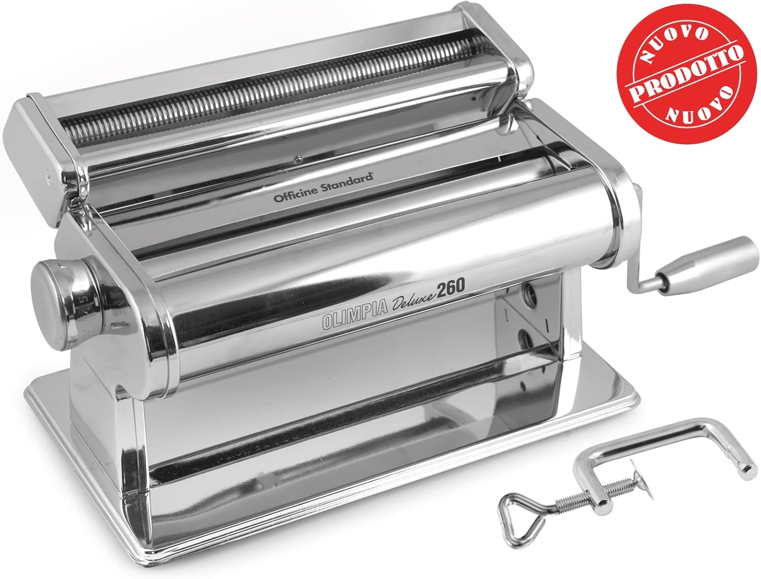 OFFICINE STANDARD 8410700 Macchina Pasta Deluxe mm260 Utensili da Cucina - immagine 3