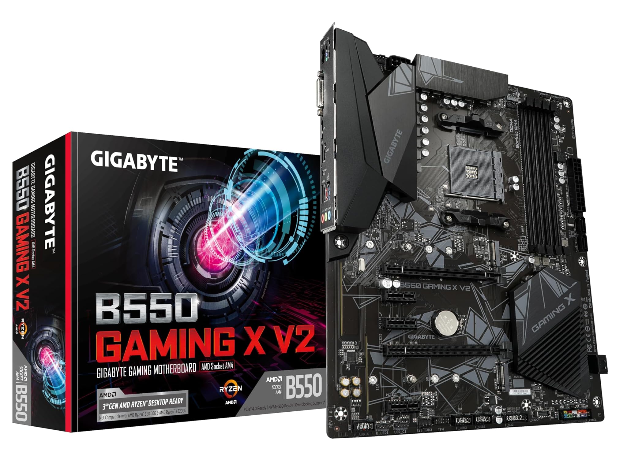 Gigabyte B550 GAMING X V2 ATX Motherboard for AMD AM4 CPUs