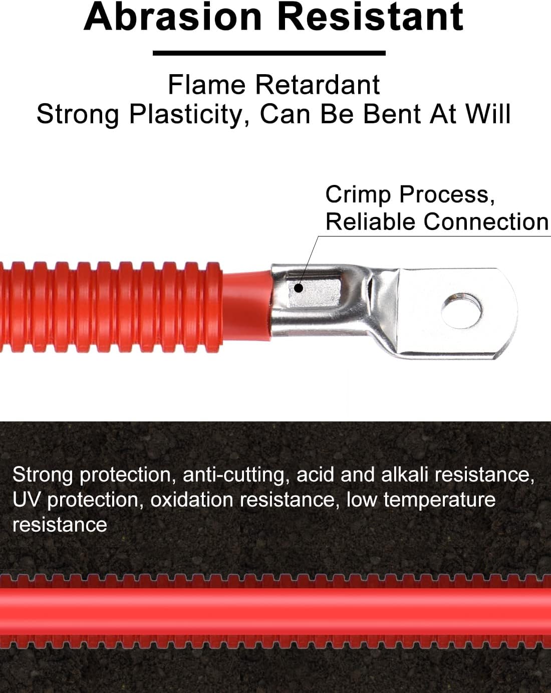 DIHOOL Cavo Batteria 50mm² M8 150cm - immagine 2