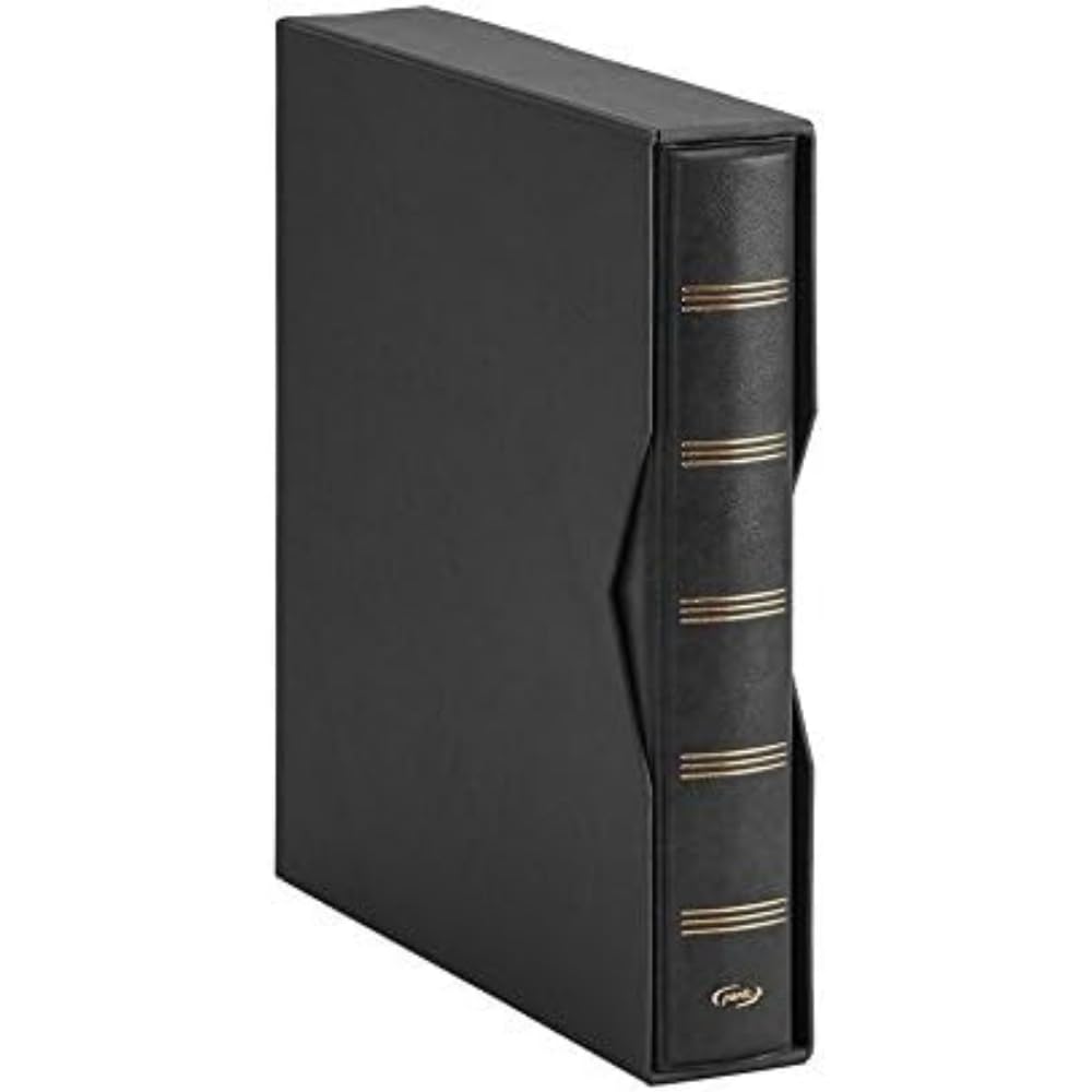 Album di banconote Tortora 4 anelli universale nero