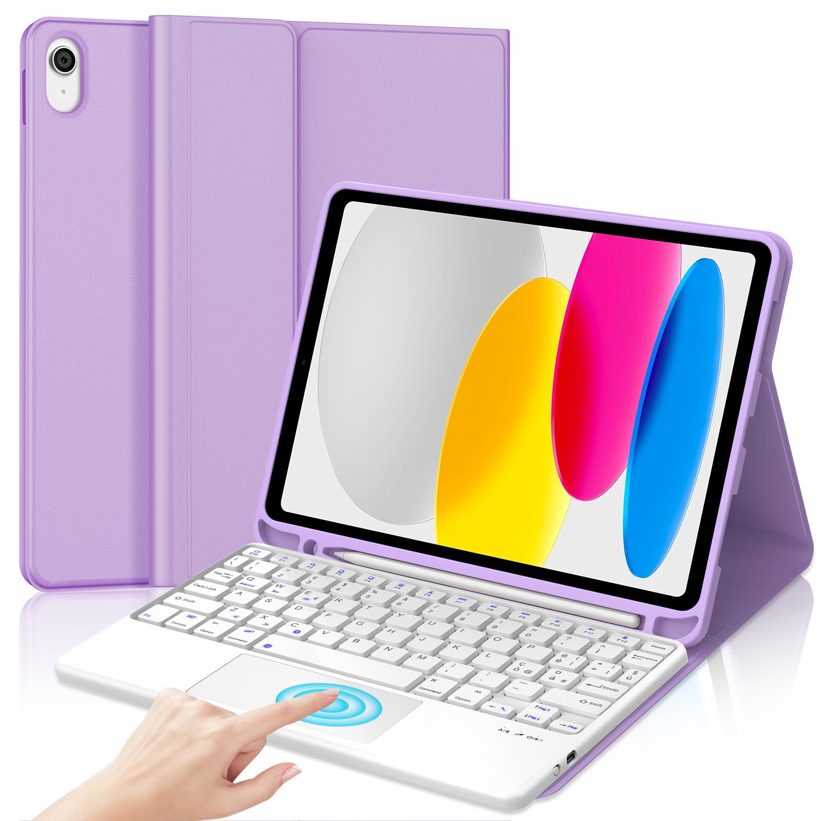 Tastiera iPad 10/11 Generazione (10.9/11 pollici) Viola