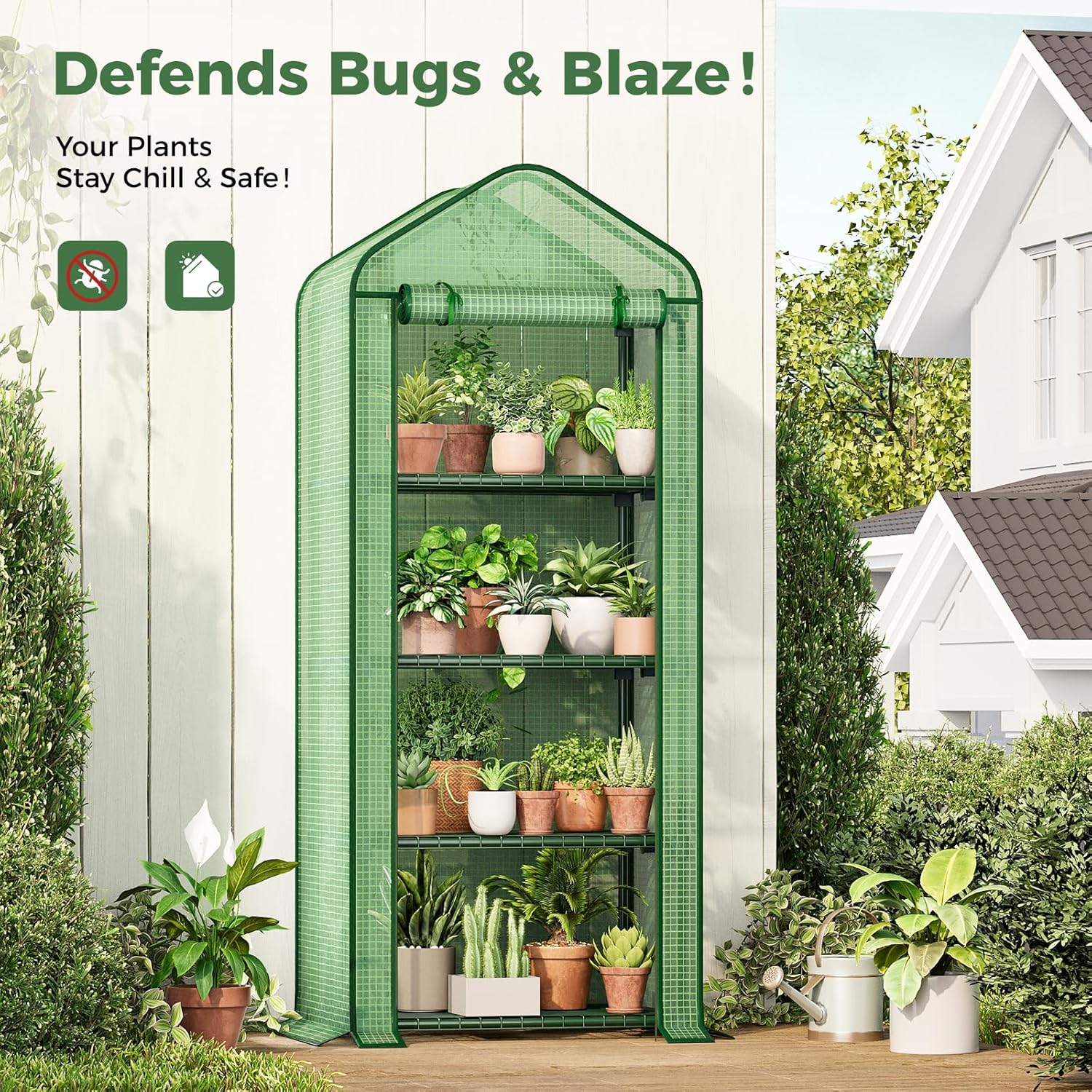 Bamworld Serra da Balcone Mini 4 Ripiani - immagine 2