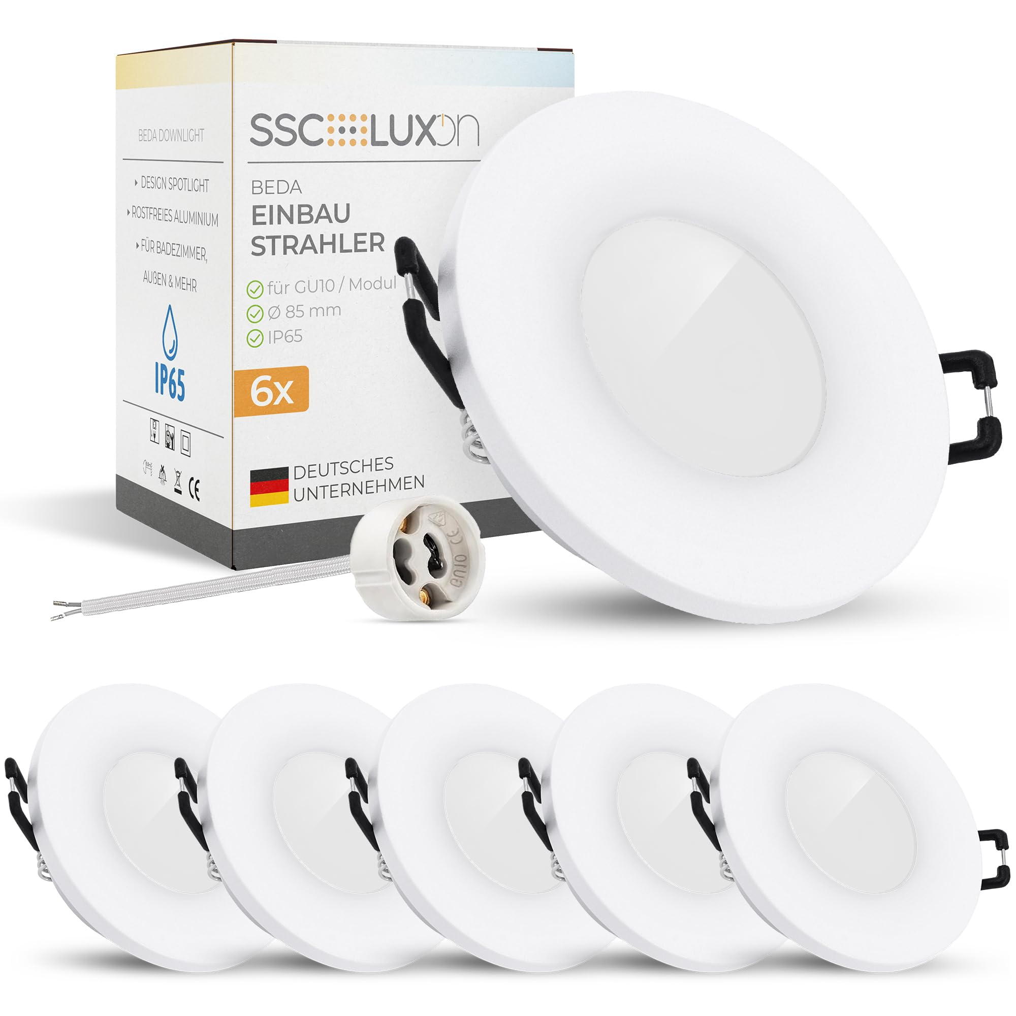 Ssc-luxon BEDA Faretto da Incasso IP65 (6 pz)