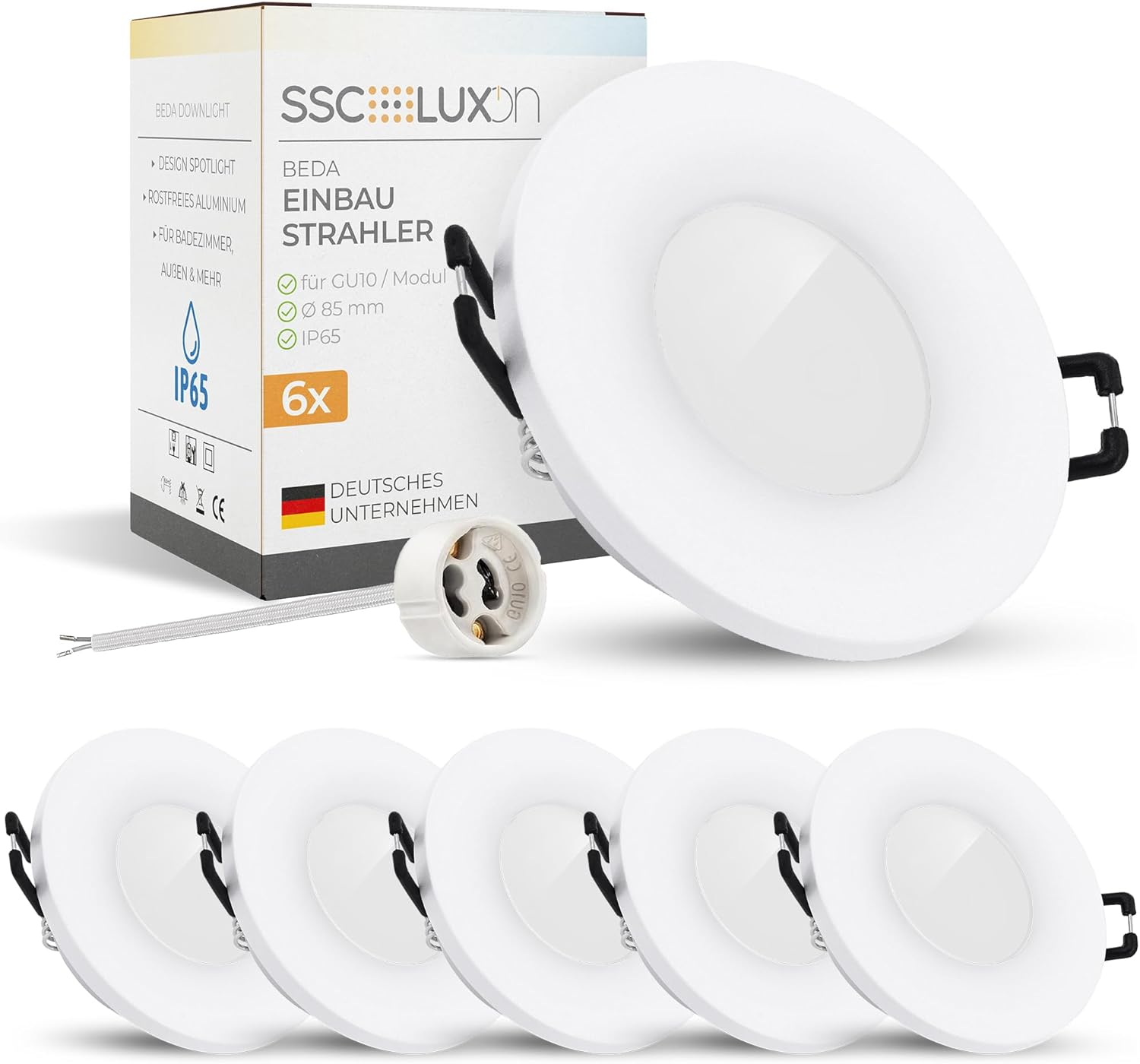 Ssc-luxon BEDA Faretto da Incasso IP65 (6 pz) - immagine 1