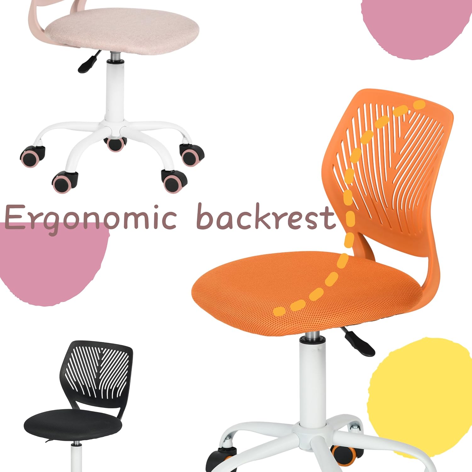 Furniturer Sedia da Gioco per Bambini, Blu M - immagine 7