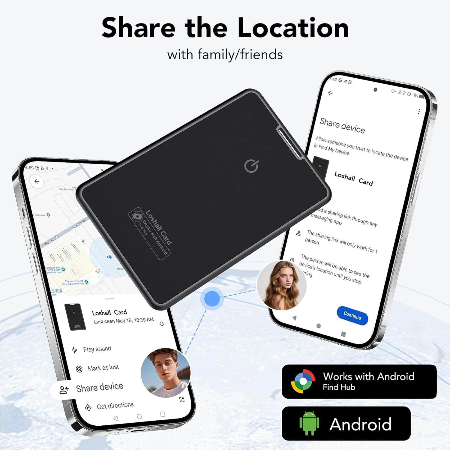 Smart Bluetooth Wallet Tracker Card (2 Pezzi) - immagine 6