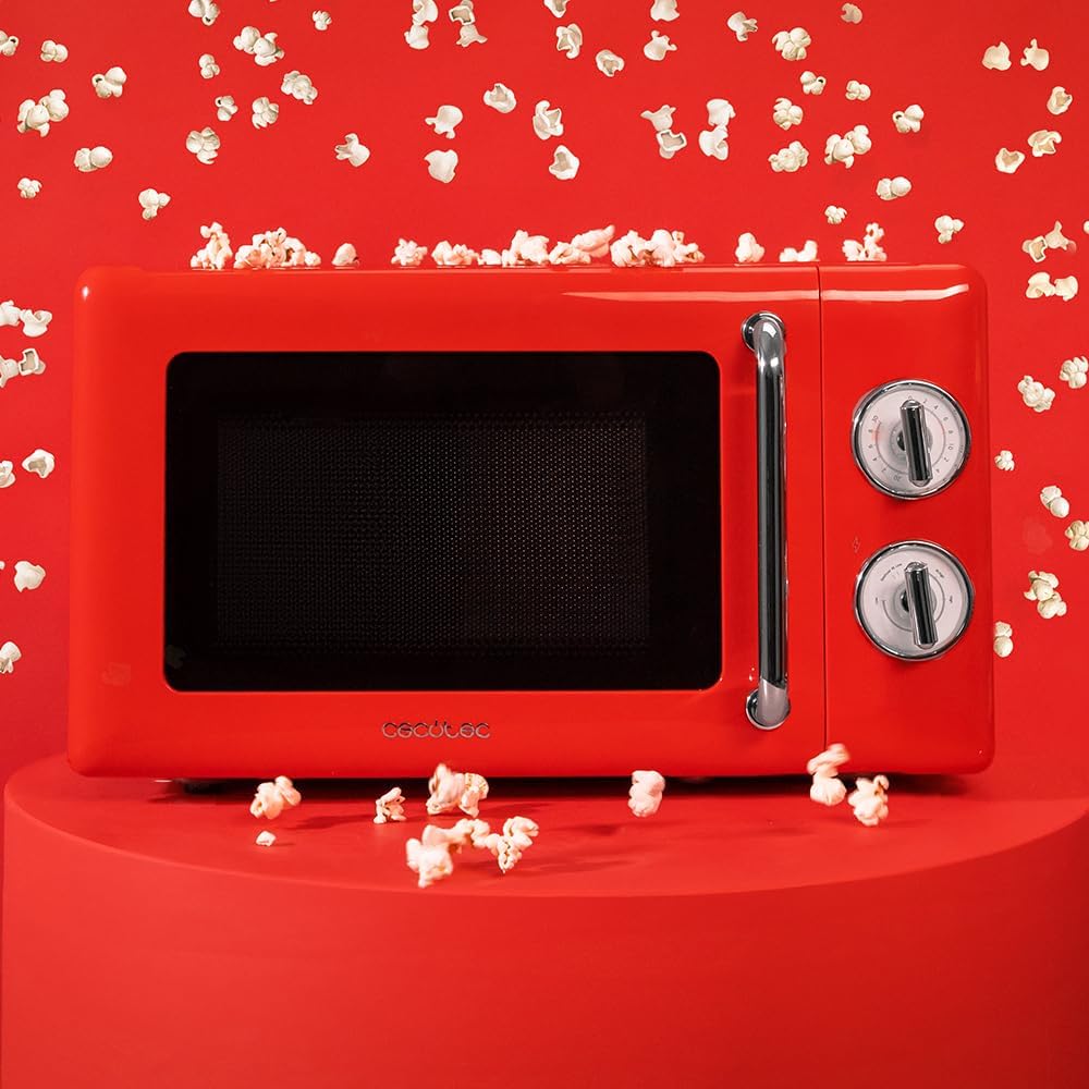 Cecotec Microonde Meccanico con Griglia 20L, Rosso - immagine 2