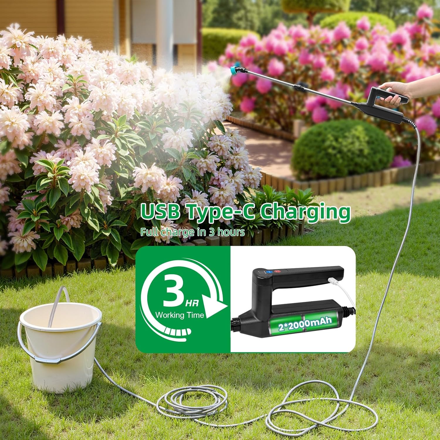 Sylstar Pompa Irroratrice a Batteria 7.4V - immagine 3