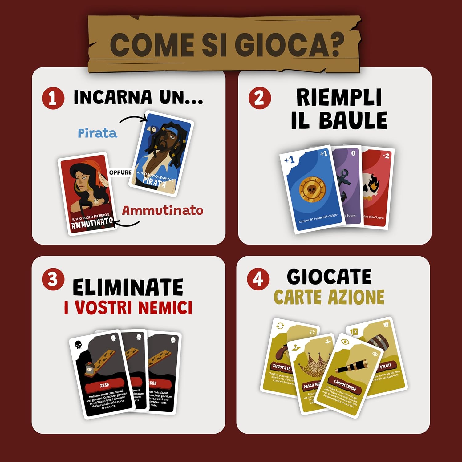 Savana Traditori a Bordo – Gioco da Tavolo di Carte - immagine 3