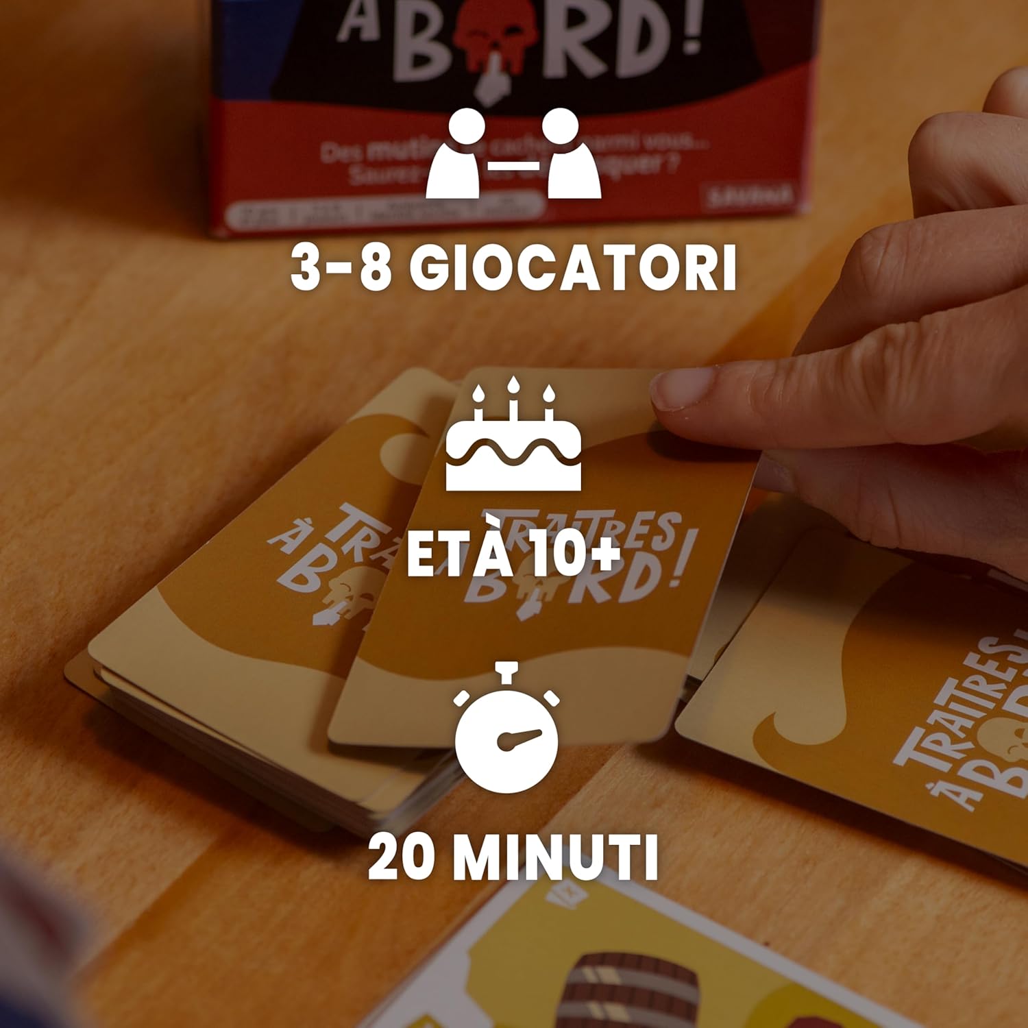 Savana Traditori a Bordo – Gioco da Tavolo di Carte - immagine 4