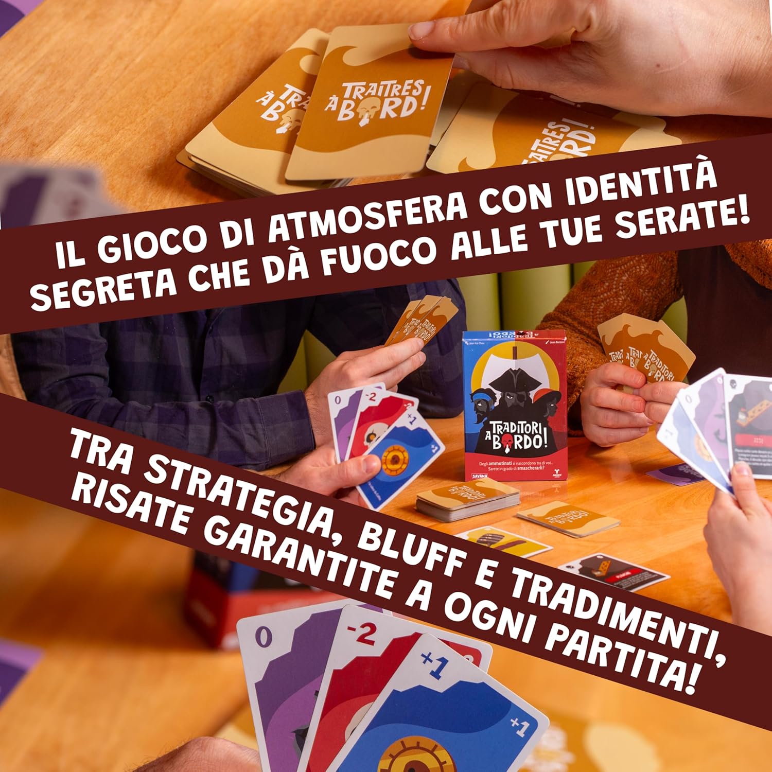 Savana Traditori a Bordo – Gioco da Tavolo di Carte - immagine 5