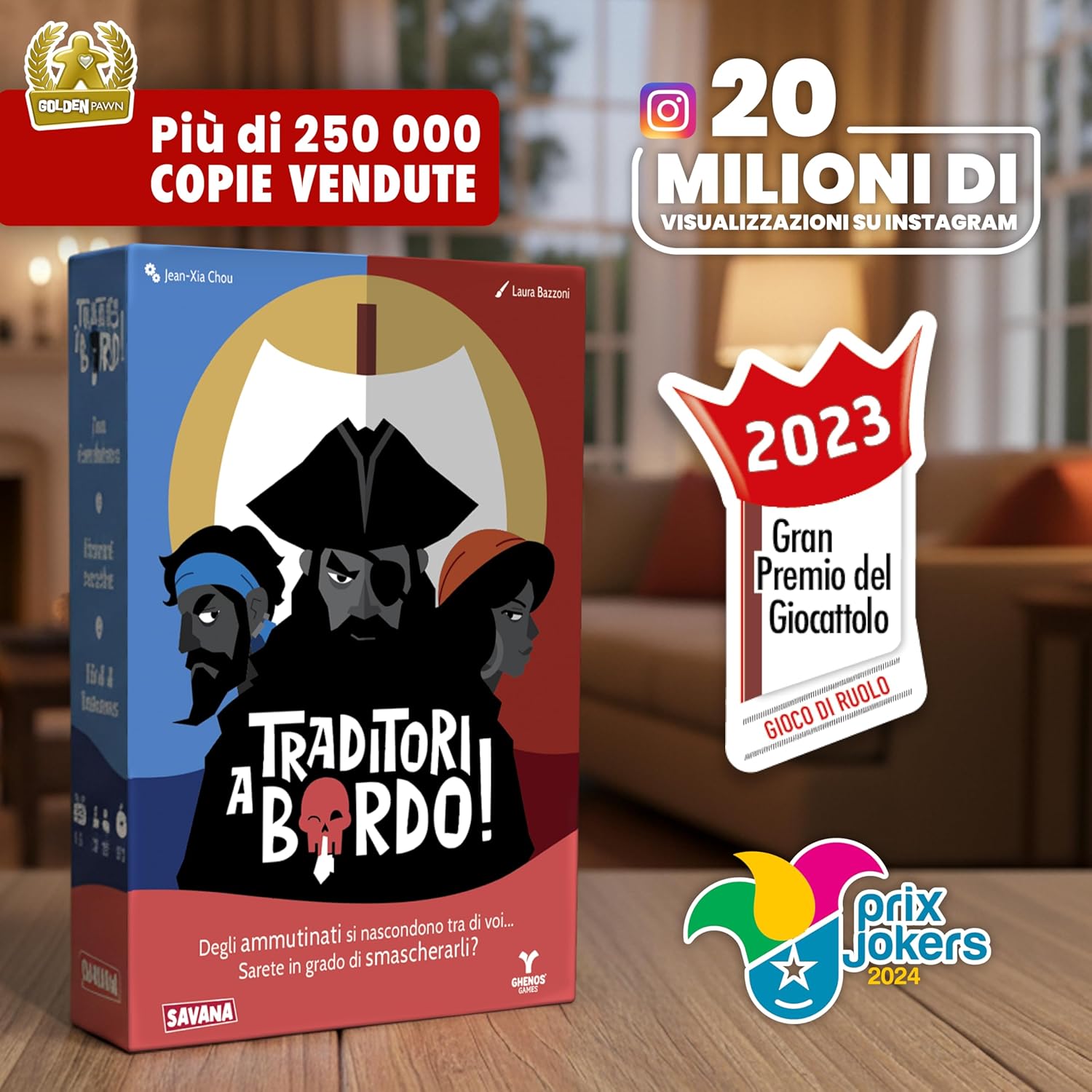 Savana Traditori a Bordo – Gioco da Tavolo di Carte - immagine 8