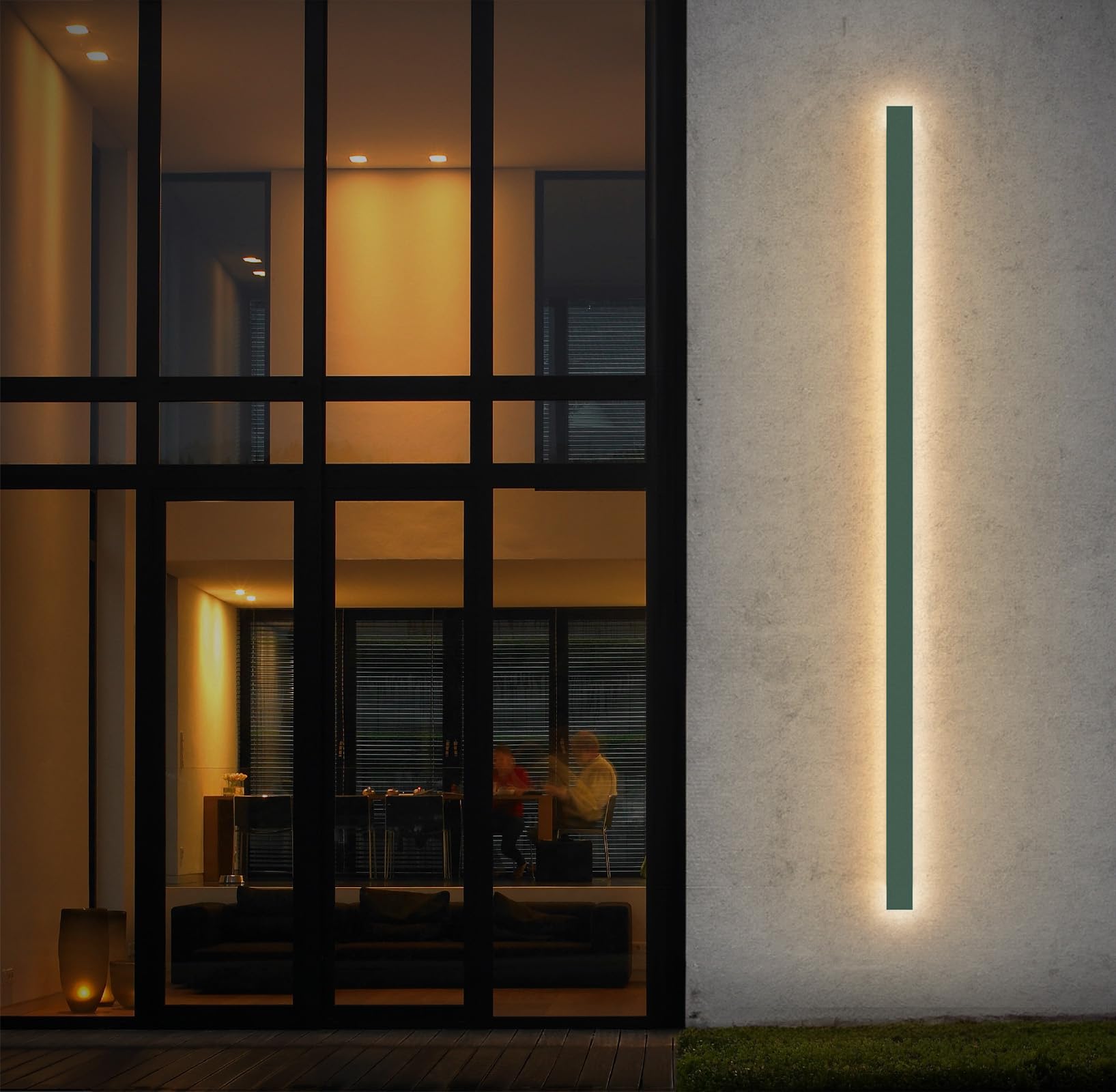 Klighten LED Lunga Applique da Esterno 150CM/45W Antracite