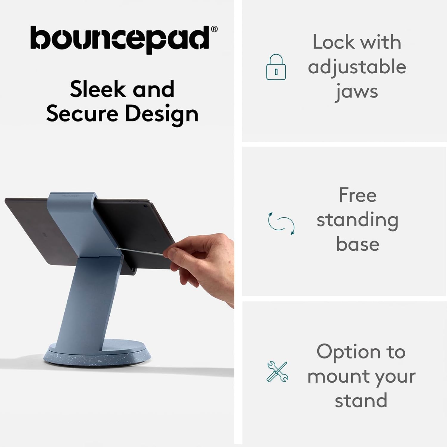 Bouncepad Eddy - Supporto POS Sicuro per Tablet 7"-13" - immagine 4