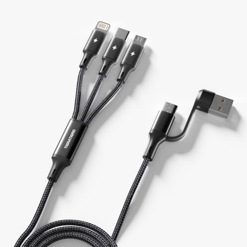 Tigratigro Multi Cavo di Ricarica 4 in 1 USB 1.8M