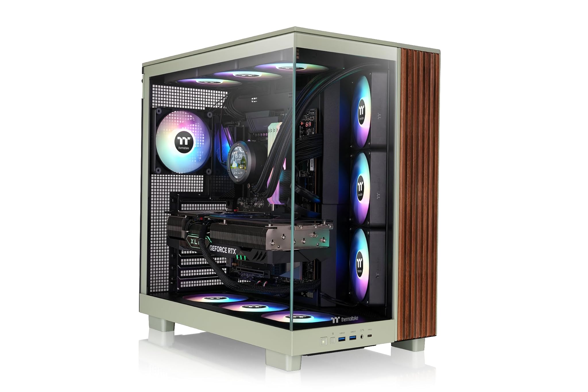 Thermaltake View 380 XL WS ARGB | Custodia da gioco | Matcha Green