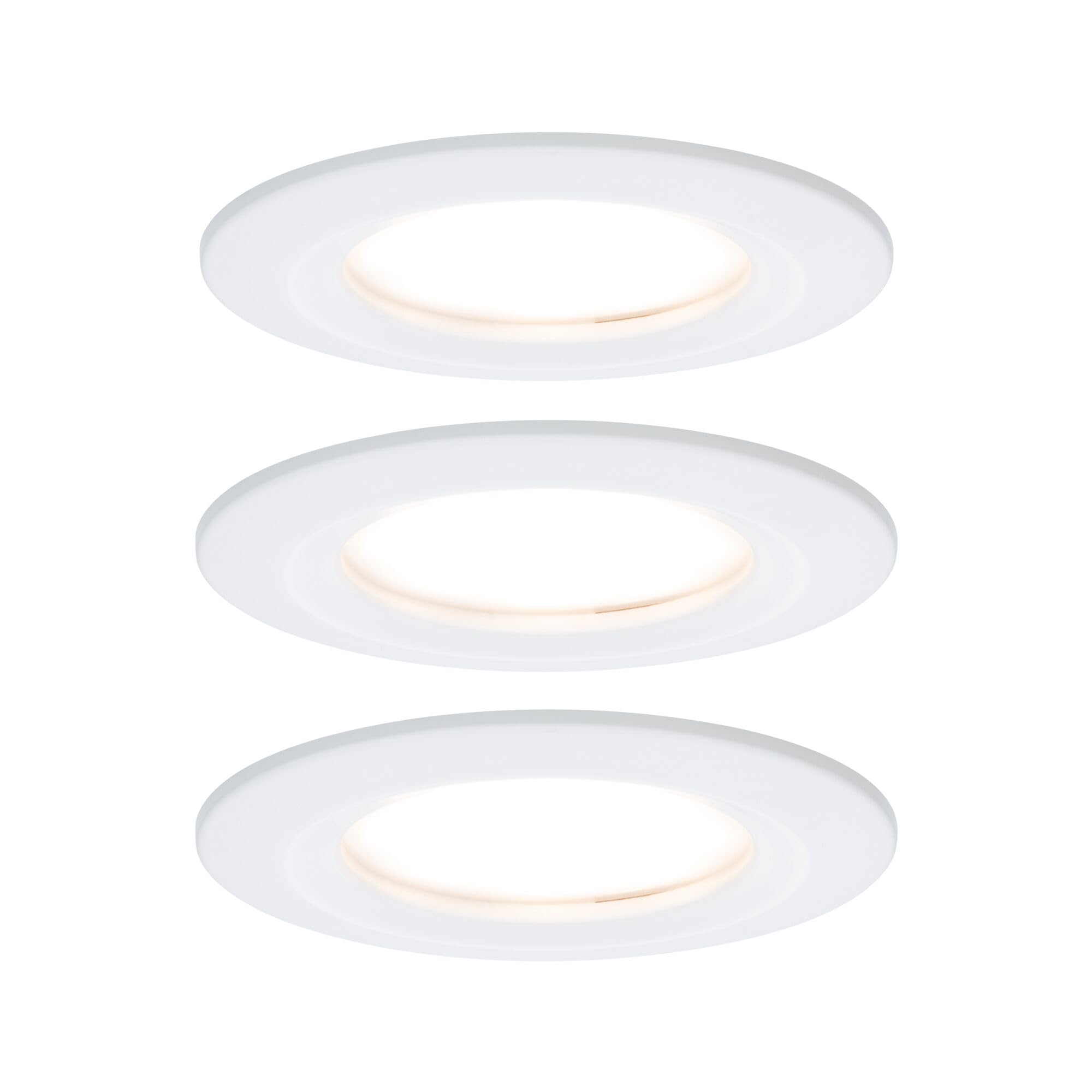 Paulmann 93870 Led Coin Faretto Incasso Piatto 3x 6.8W