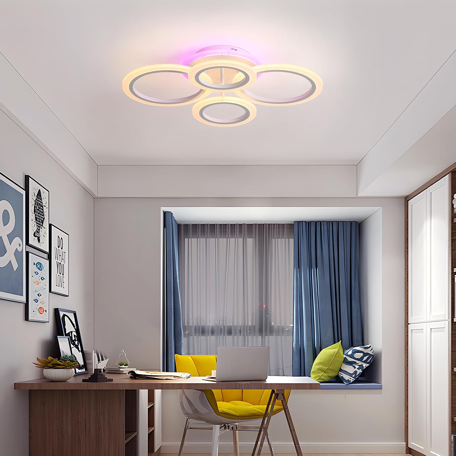 Lufun Plafoniera LED Soffitto Dimmerabile con Telecomando - immagine 8