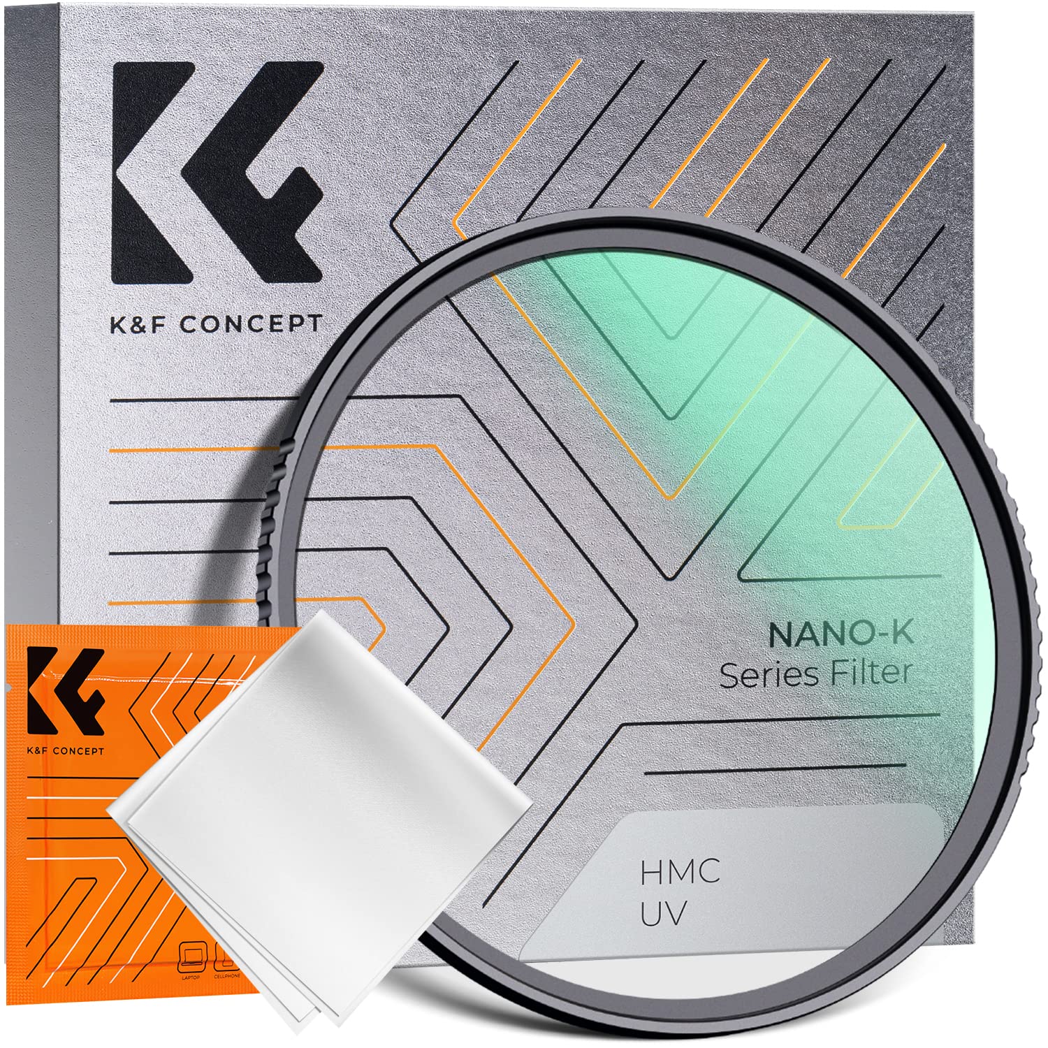 K&f Concept Nano-Klear Filtro UV 49 mm