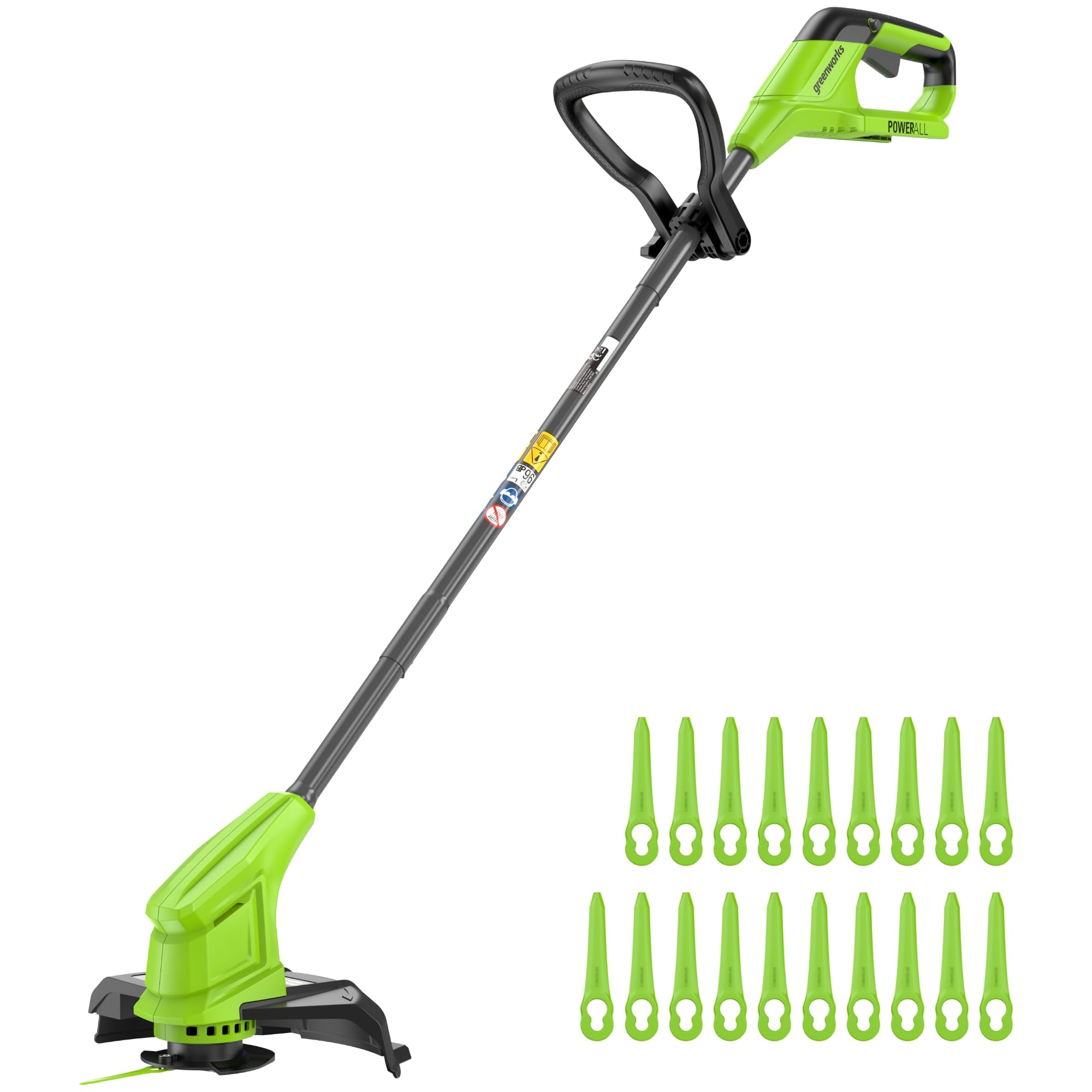 Greenworks 24V Tagliabordi a Batteria 25 cm