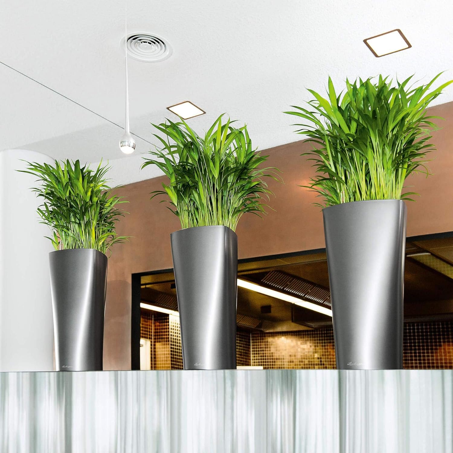 LECHUZA DELTA Premium 30 rosso scarlatto lucido 15519 - immagine 4