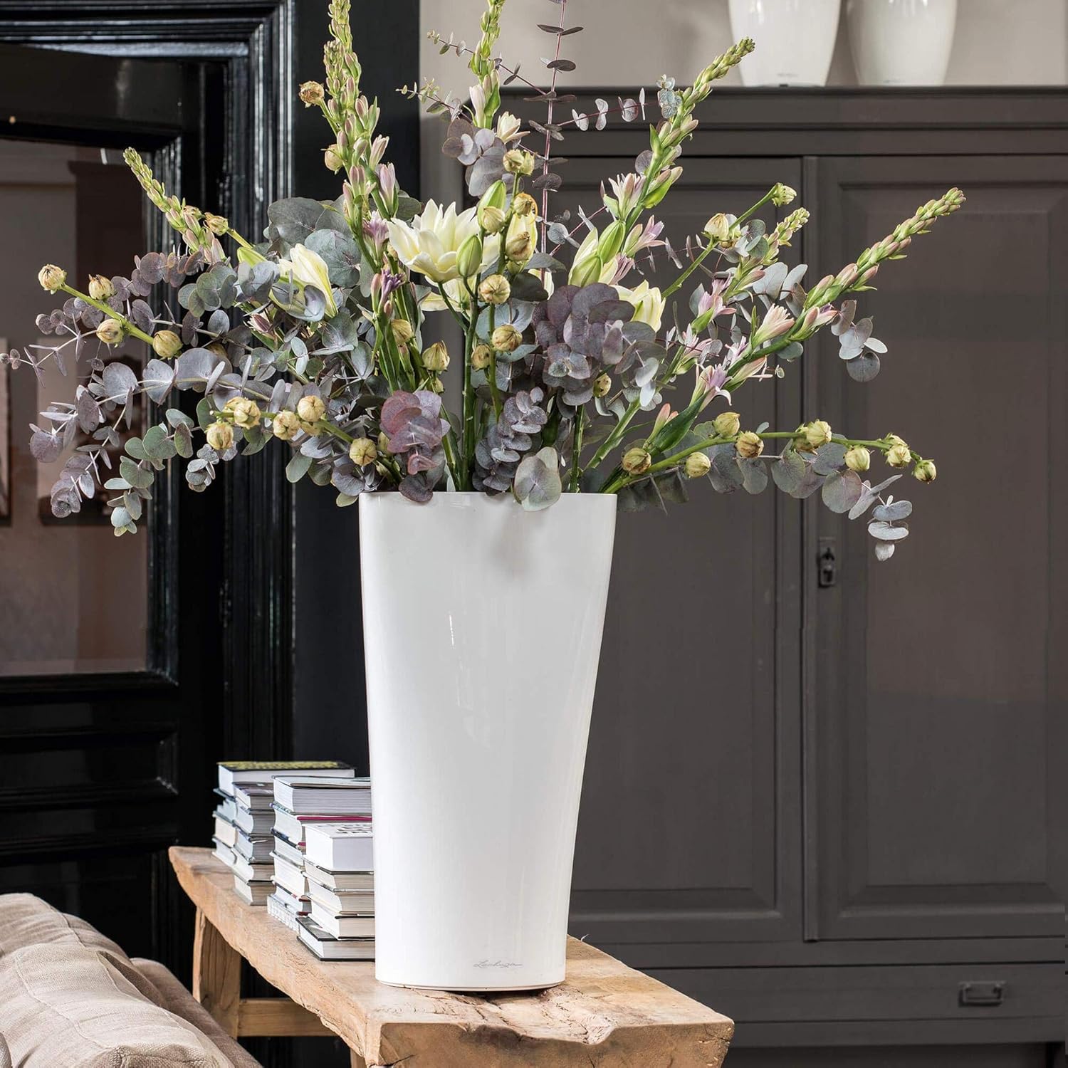 LECHUZA DELTA Premium 30 rosso scarlatto lucido 15519 - immagine 5