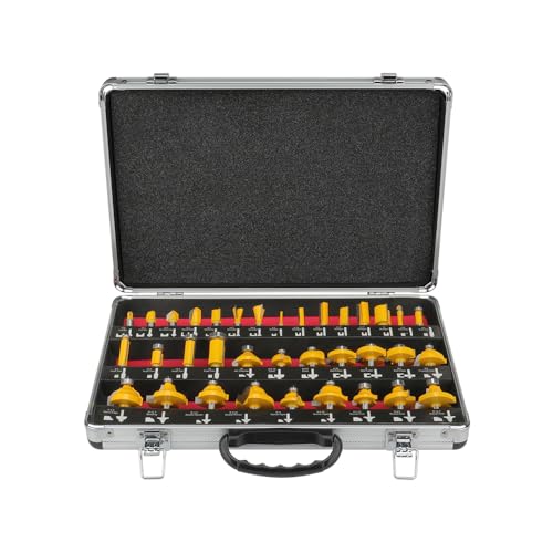 Hoteche Set di Frese per Fresatura Superiore 35 Pezzi