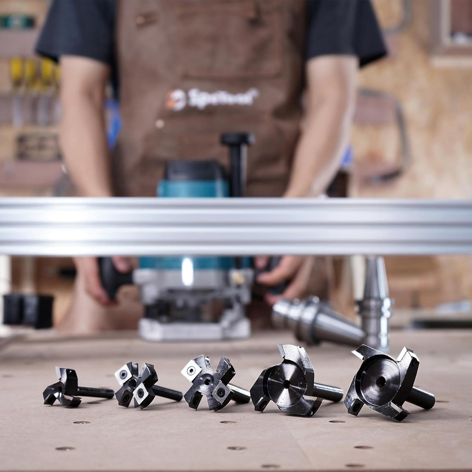 Spetool Fresa per Spianare Legno Gambo 8mm - immagine 7