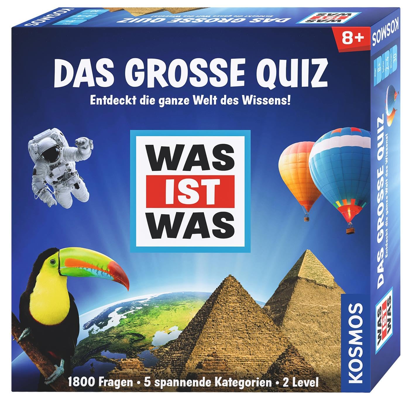 WAS IST WAS Das große Quiz: Für 2-4 Spieler ab 8 Jahren