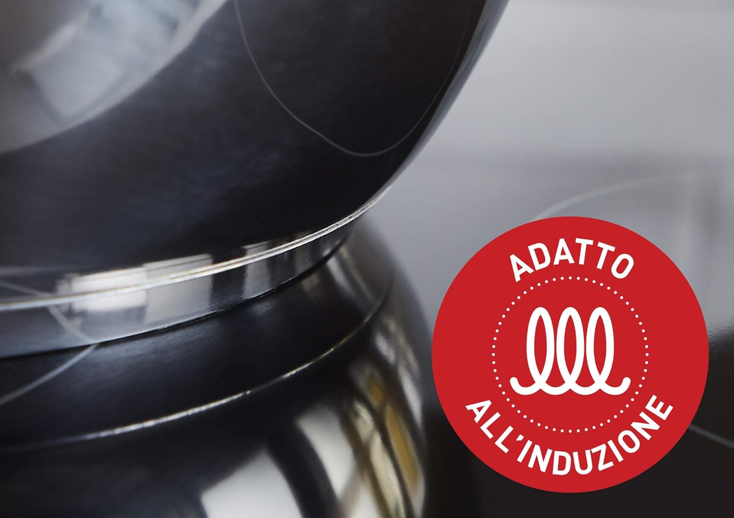 Lagostina Pratica Pentola Alta 22cm per Induzione, Grigio - immagine 4