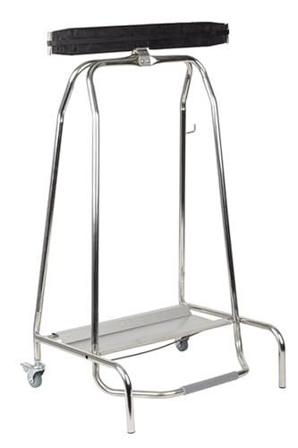 APS pattumiera-ghiera reggisacco, in acciaio inox, 59 x 43 cm, H: 96 cm