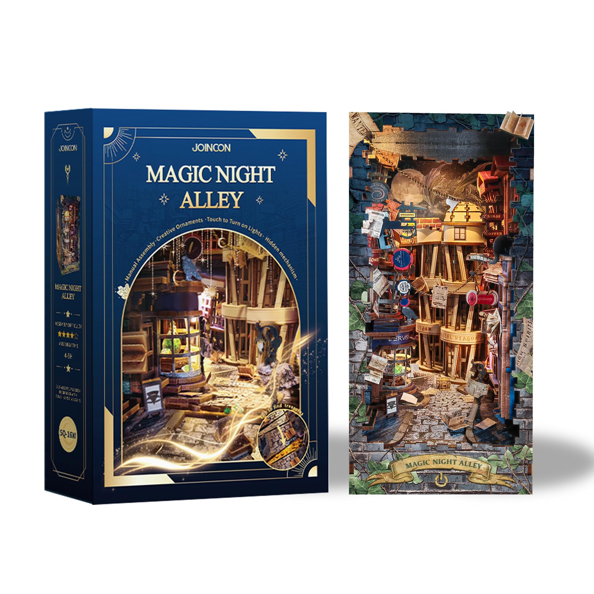 Mkitnvy Book Nook - Kit Fai da Te Casa delle Bambole