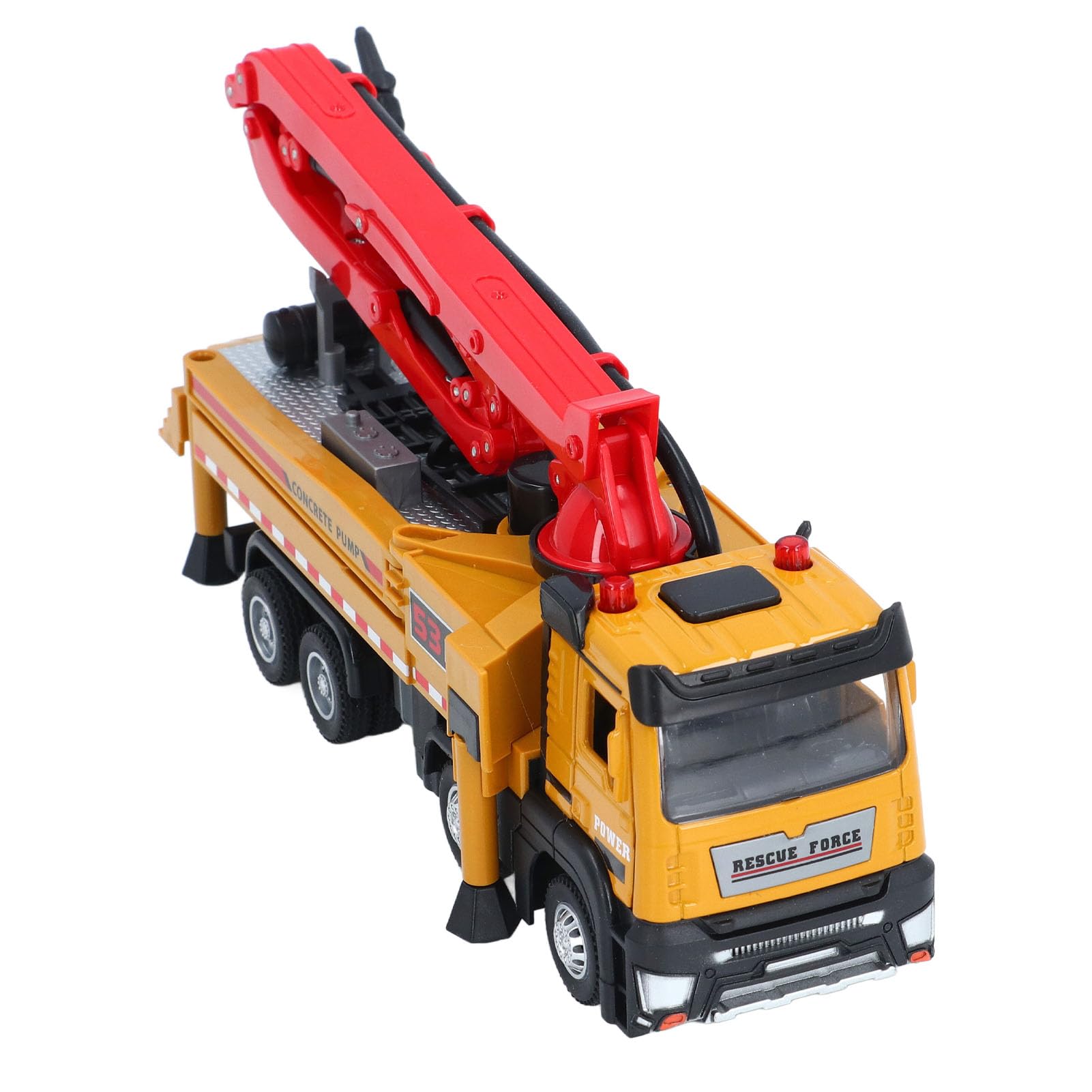 Dilwe Giocattolo Veicolo Ingegneria 1/32, Camion Pompa Calcestruzzo