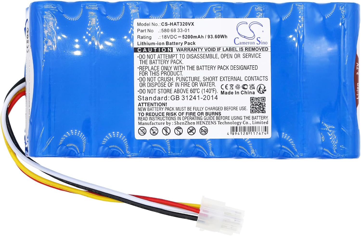 Techtek Batteria 5200mAh per Husqvarna Automower - immagine 3