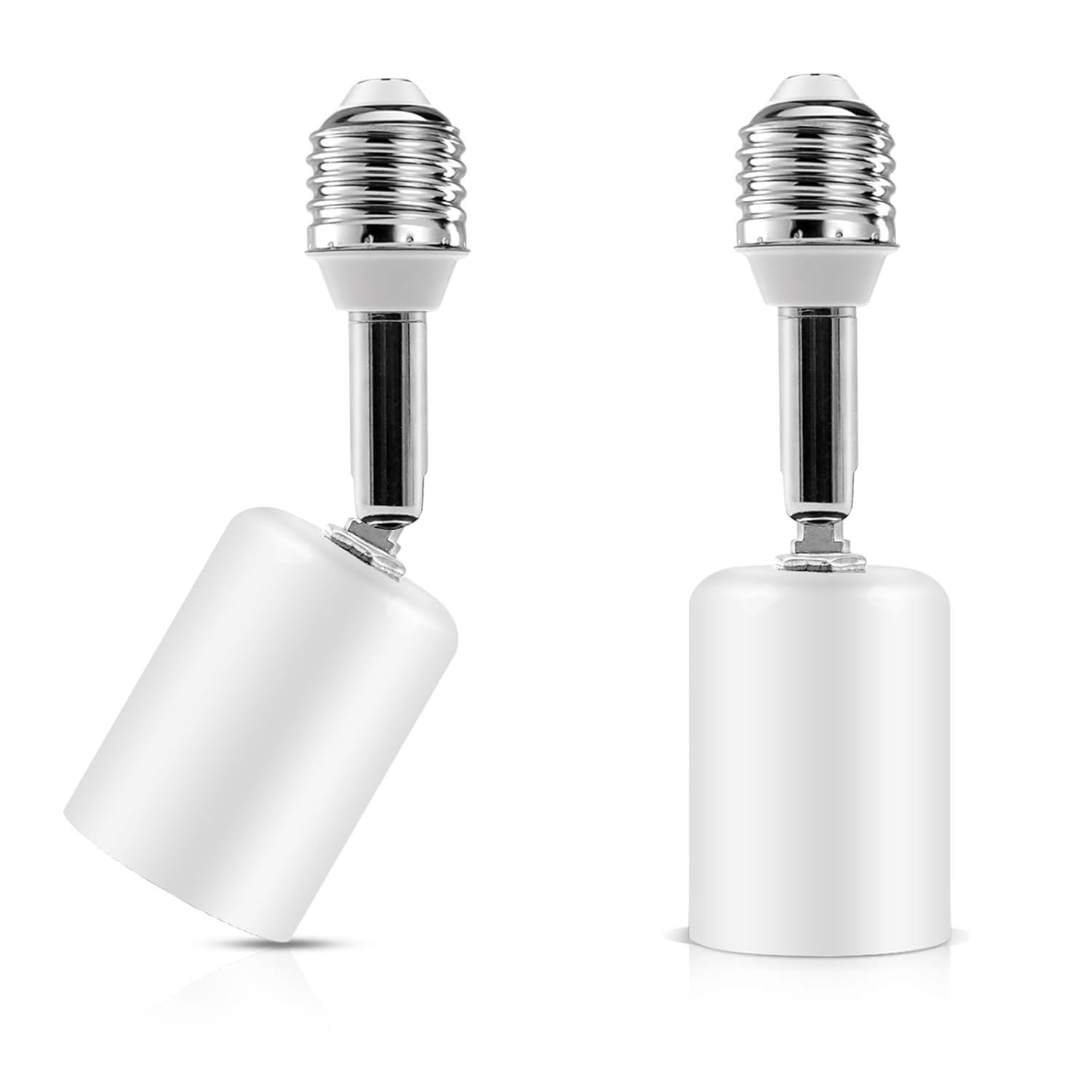 Prolunga per Presa E26/E27 con Attacco Ceramica, 2 Pezzi - immagine 1