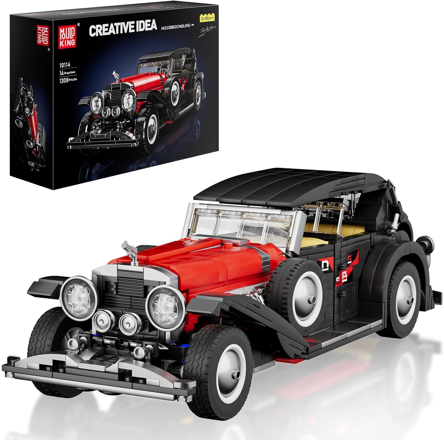 Mould King 10114 - Auto d'Epoca DSBG 1308 pezzi - immagine 1
