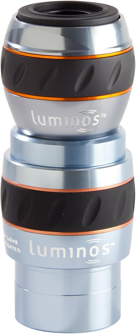 Celestron 93436 2’’ Luminous 2.5x Lente di Barlow, Argento - immagine 3