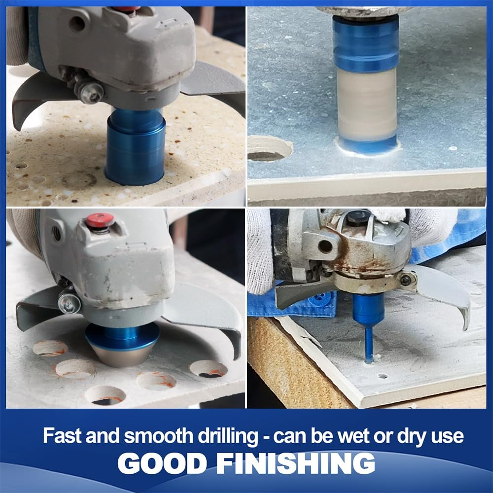 Set Punte Diamantate per Piastrelle con Fresa - immagine 4