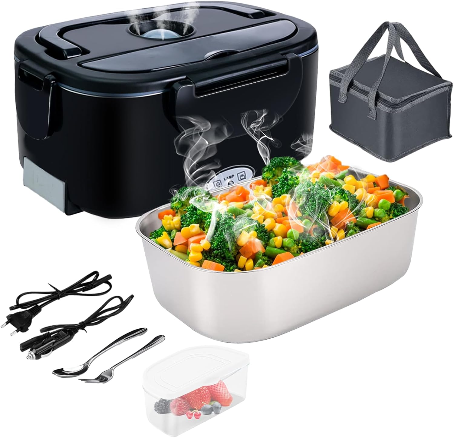 Lunch Box Elettrico Scaldavivande 1.5L 60W - immagine 1